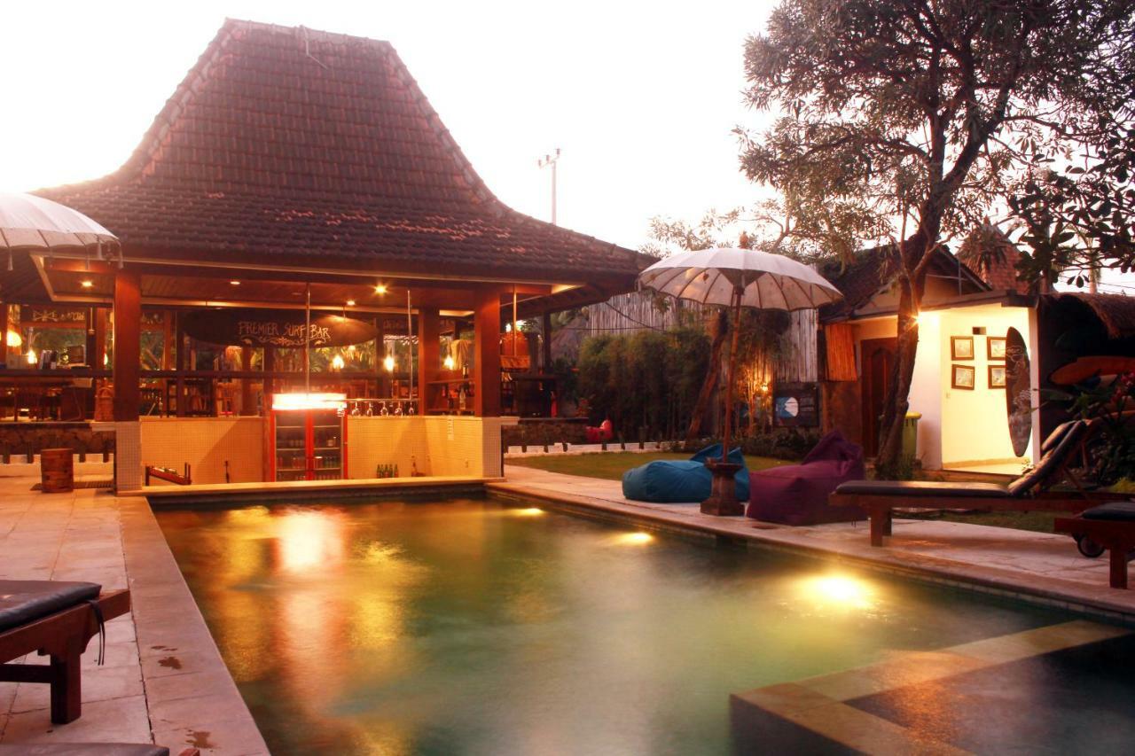 Premier Surf Camp Hotel Canggu Kültér fotó